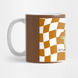 Retro Mushroom Stay Weird Mug